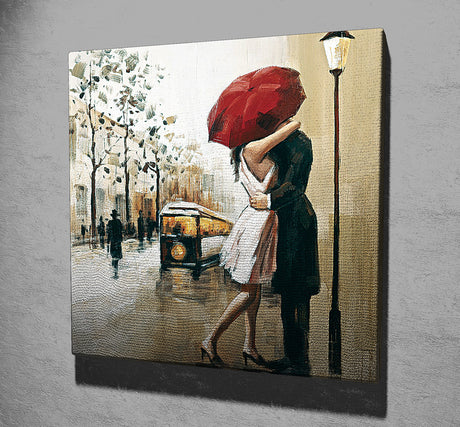 Tablou canvas KC042, Multicolor, 45x45x3 cm