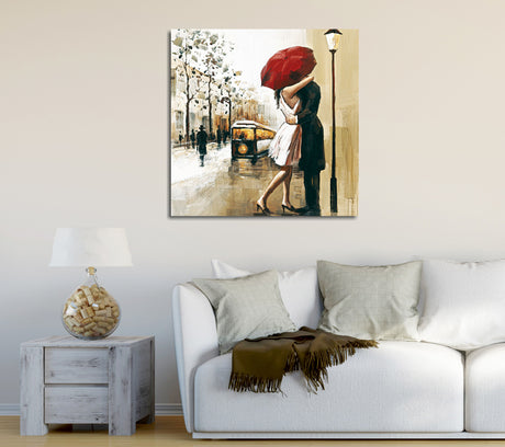 Tablou canvas KC042, Multicolor, 45x45x3 cm