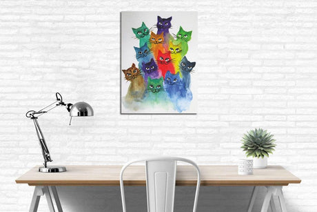 Tablou Canvas Majestic, Multicolor, 40x30 cm