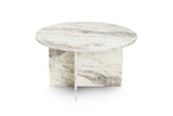 Măsuță de cafea Harmoni, Freesia marble, 80x80x45 cm