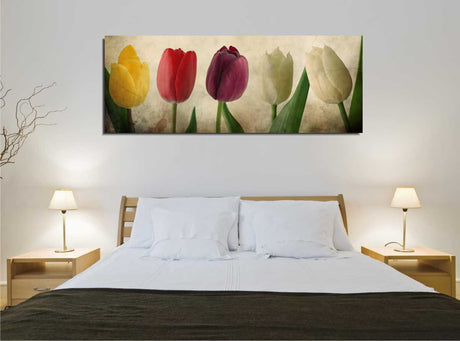 Tablou canvas PC147, Multicolor, 30x80x3 cm