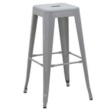 Scaun de bar Utopia metal 42x42x76cm - Scaun de bar Utopia metal 42x42x76cm - 270-000012