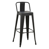Scaun de bar cu spatar Utopia metal 42x42x97cm - Scaun de bar cu spatar Utopia metal 42x42x97cm