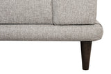 Canapea extensibilă de colț Nero, NQ6-149, Gri, 160x90x78 cm