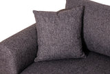 Canapea extensibilă de colț Nero, NQ6-188, Gri, 160x90x78 cm