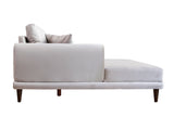 Canapea extensibilă de colț Nero, NQ6-250, Gri, 160x90x78 cm