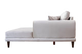 Canapea extensibilă de colț Nero, NQ6-249, Gri, 160x90x78 cm