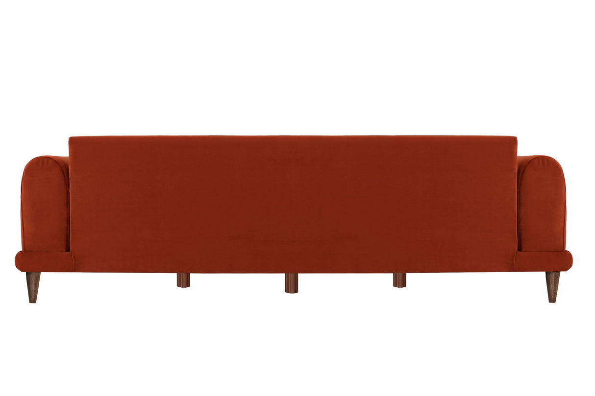 Canapea fixă 3 locuri Nero - NQ6-173, Roșu cărămiziu, 220x90x68 cm