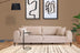 Canapea fixă 3 locuri Nero - NQ6-172, Crem, 220x90x68 cm, SKU 270ARV1118, imagine 1