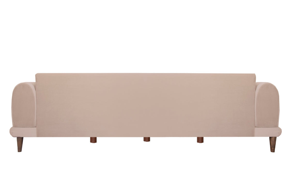 Canapea fixă 3 locuri Nero - NQ6-172, Crem, 220x90x68 cm