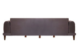 Canapea fixă 3 locuri Nero - NQ6-162, Antracit, 220x90x68 cm