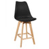 Taburetul Bar Gaston alb pp-pu  lemn Natural 56x48x104cm - 271-000019