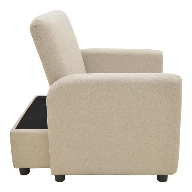 Bej | SKU: 272-000007 | Fotoliu extensibil Flexa, Stofă, 85x92x84 cm, varianta Bej, produs pentru amenajarea locuinței, disponibil online în România la CasaMob