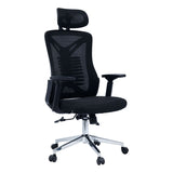 Scaun de birou manager Andrew plasa negru 61 x 65 x 117 cm - Scaun de birou manager Andrew plasa negru 61 x 65 x 117 cm - 275-000011