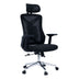 Scaun de birou manager Andrew plasa negru 61 x 65 x 117 cm - 275-000011