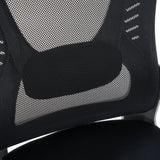 Scaun de birou Delilah, Negru-Gri, 61x62x120 cm