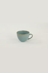 Set cești de cafea  Ocean Drip Coffee Presentation Set 4 Pieces for 2 People, Turcoaz, 9x9x9 cm