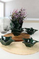 Set de boluri 6 bucăți ST600306FRA5A839700MATD400, Dark green, 8x16x8 cm