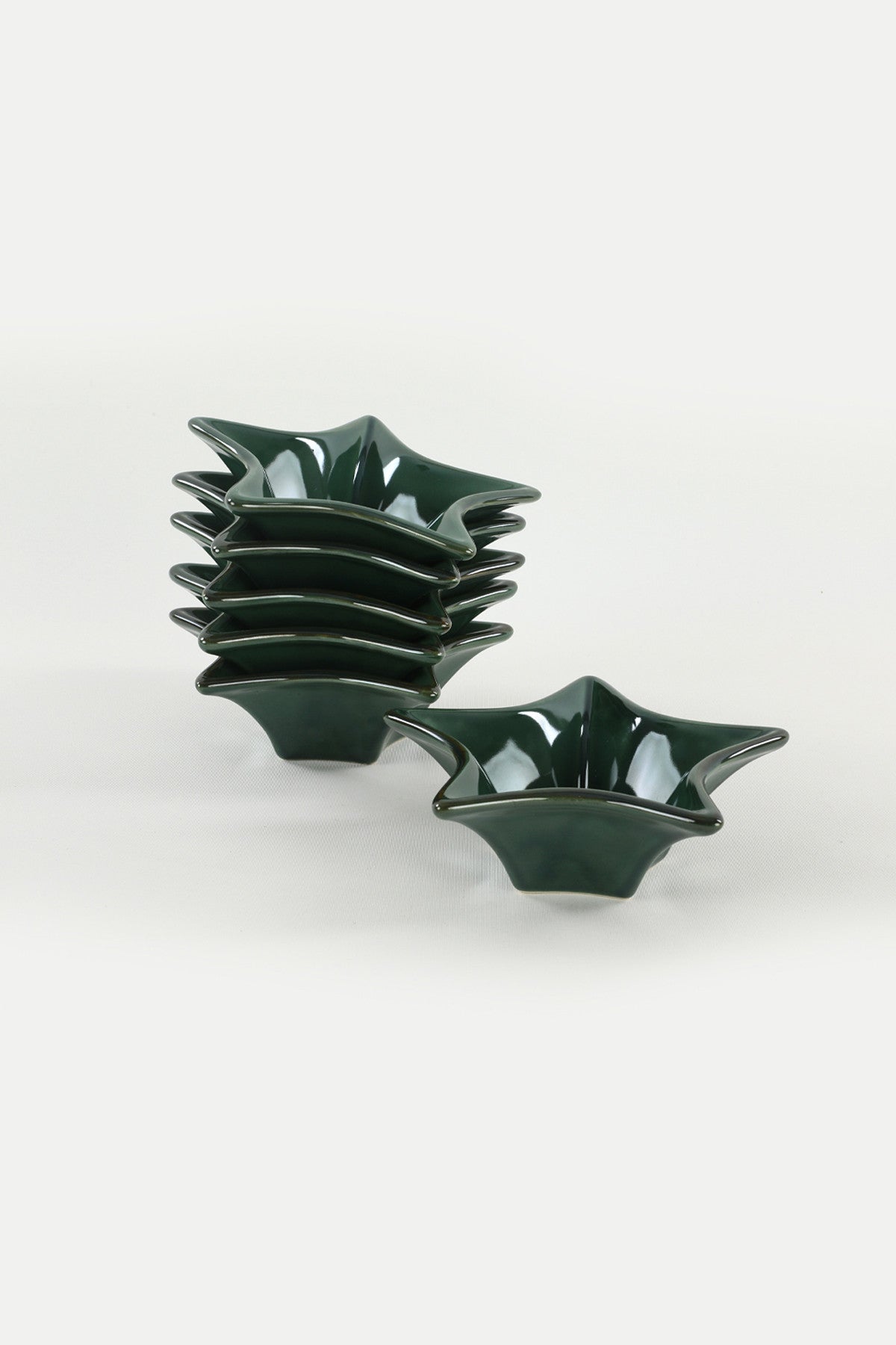 Set de boluri 6 bucăți ST600306FRA5A839700MATD400, Dark green, 8x16x8 cm