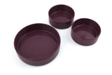 Set boluri, Violet, 14x14x5.5 cm
