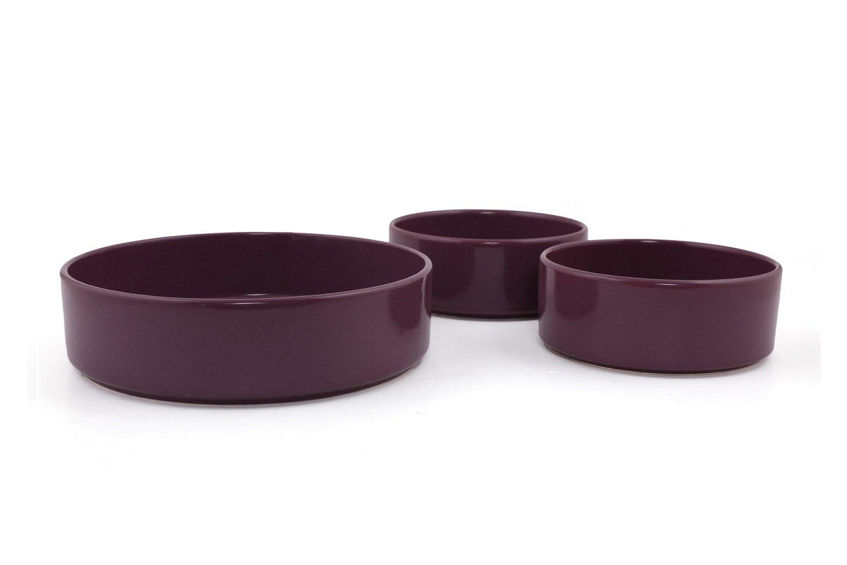 Set boluri, Violet, 14x14x5.5 cm