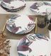 Set 6 Farfurii Paradisio, Ceramica, Multicolor, 25 cm, SKU 275KRM1354
