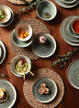 Set de cină din ceramică, Verde