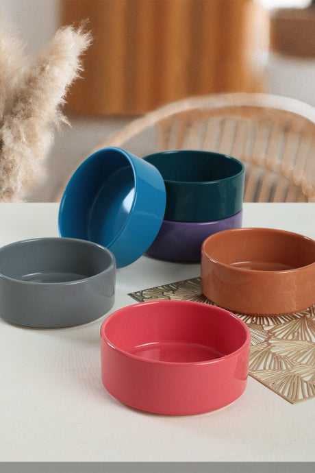 Set boluri ceramice, Multicolor, 14 cm