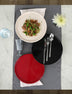 Set farfurii, Negru, 27 cm, SKU 275KRM1854