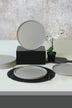 Set farfurii, Gri Mat, 27 cm, SKU 275KRM2111