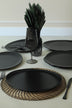 Set de farfurii 6 bucăți X0001613400000000000000000, Matte black, SKU 275KRM2161, imagine 1