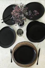 Set de farfurii 6 bucăți X0001613400000000000000000, Matte black
