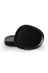 Set de farfurii 6 bucăți X0001549900000000000000000, Matte black