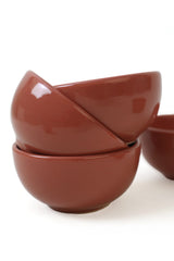 Set de boluri 6 bucăți X00017481, Roșu cărămiziu
