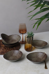 Set de boluri 6 bucăți X00018241, Maro