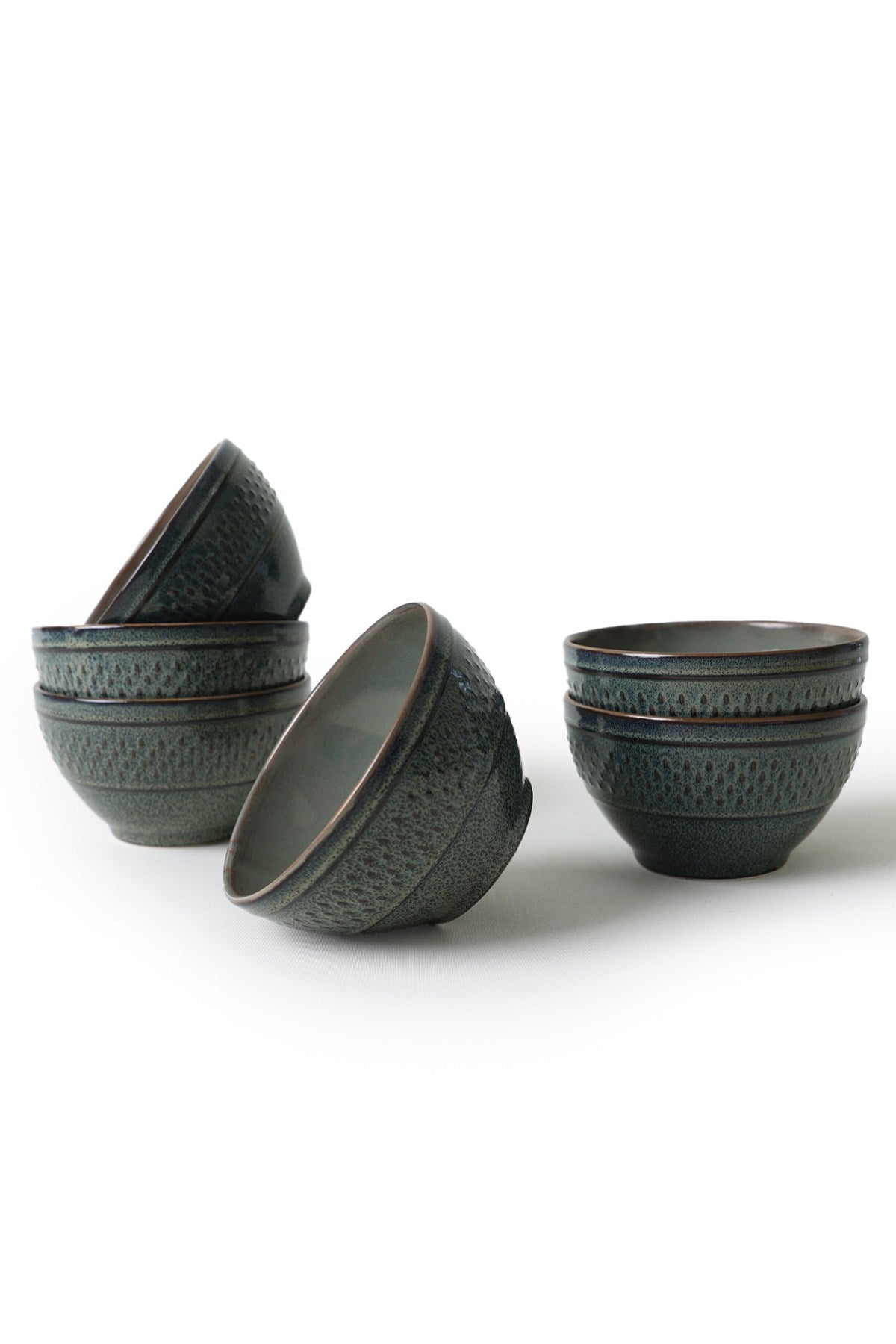 Set de boluri 6 bucăți X00018617, Maro