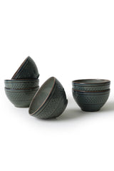 Set de boluri 6 bucăți X00018617, Maro