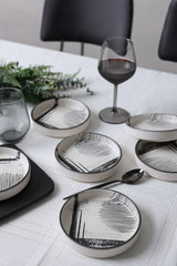 Set de boluri 6 bucăți X00017910, Negru - Alb