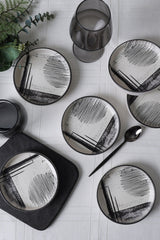 Set de boluri 6 bucăți X00017910, Negru - Alb
