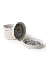 Set de boluri 6 bucăți X00017908, Crem - Gri