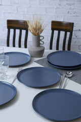 Set de farfurii 6 bucăți X00018763, Albastru