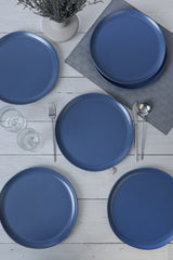 Set de farfurii 6 bucăți X00018763, Albastru