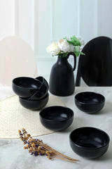 Set de boluri 6 bucăți X00017455, Matte black