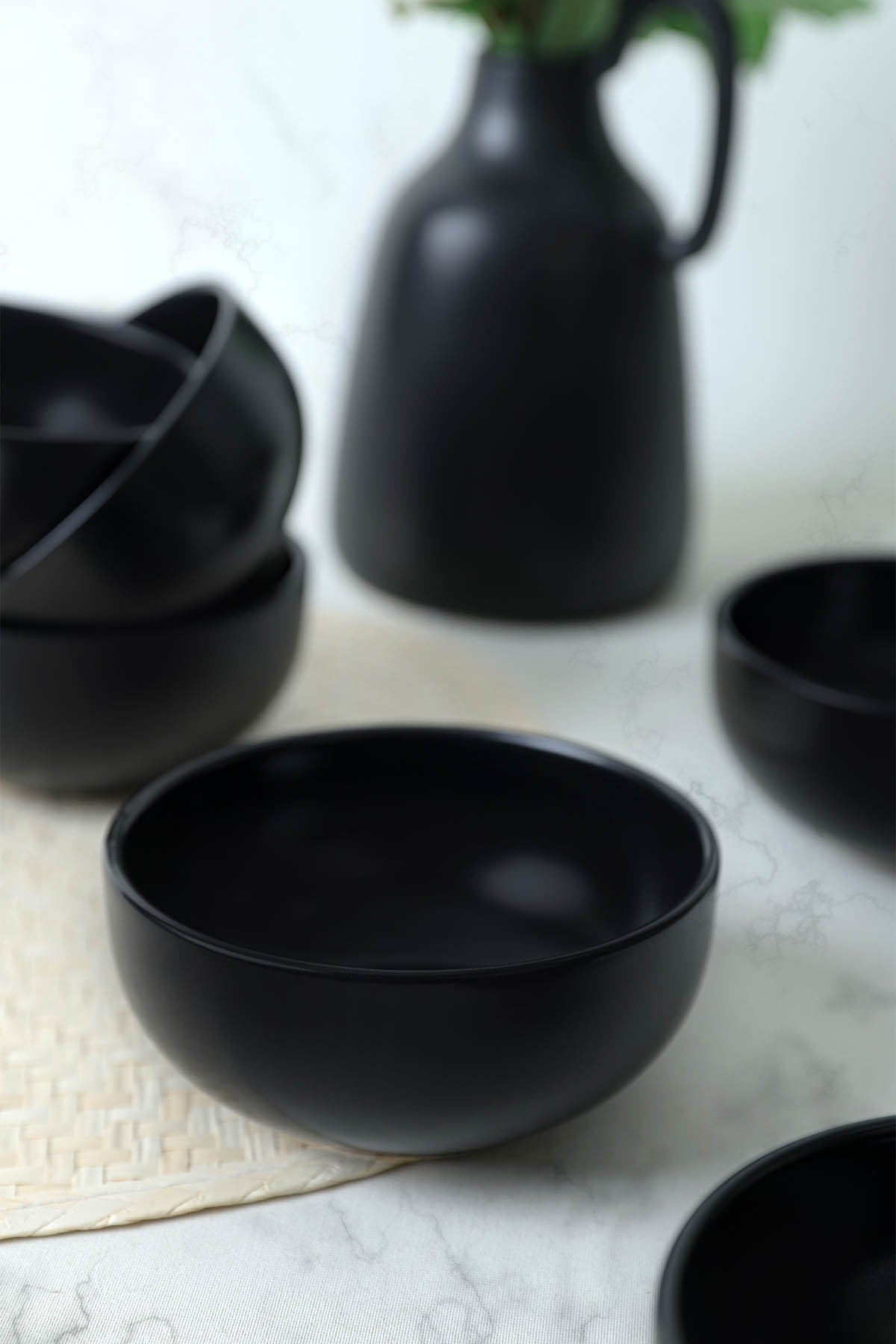 Set de boluri 6 bucăți X00017455, Matte black