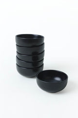 Set de boluri 6 bucăți X00017455, Matte black