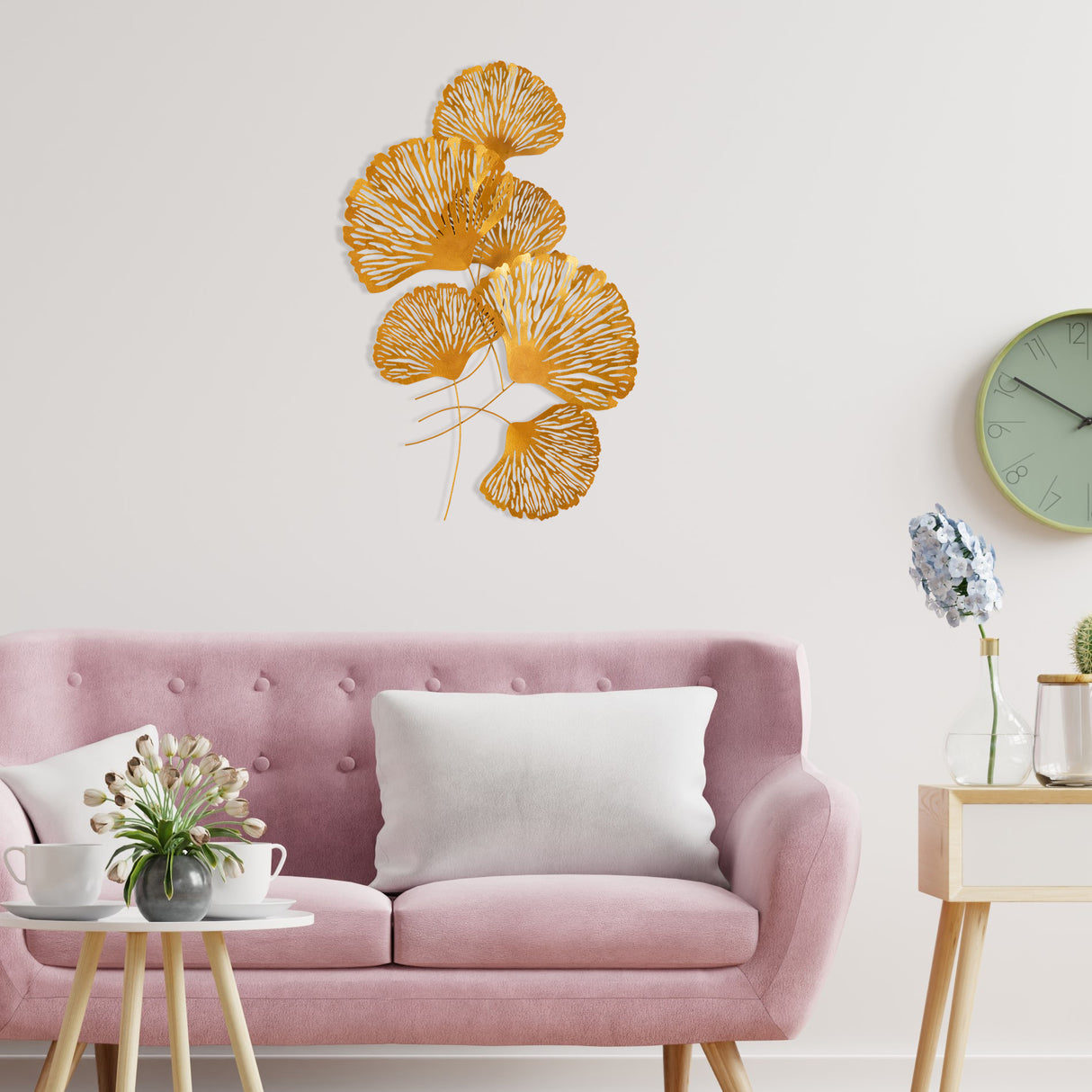 Decorațiune de perete din metal Myth - CH110-2, Multicolor, 75x5x100 cm