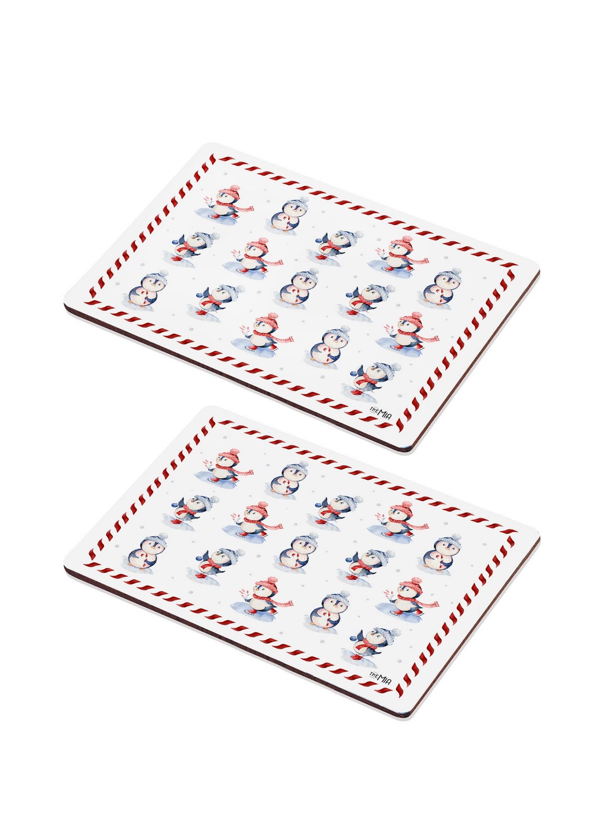 Set de farfurii 2 bucăți NEW059, Multicolor, 40x30x1 cm, SKU 280TMA1789, imagine 2