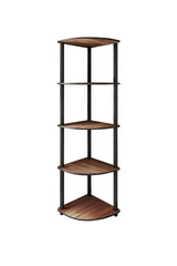 Bibliotecă de colț 5, Diverse culori, 34x34x139 cm - Nuc | SKU: 282PTR1103 | Bibliotecă de colț 5, 34x34x139 cm, varianta Nuc, produs pentru amenajarea locuinței, disponibil online în România la CasaMob