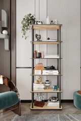 Bibliotecă 6 Rect, Diverse culori, 60x30x173 cm - Stejar | SKU: 282PTR1112 | Bibliotecă 6 Rect, 60x30x173 cm, varianta Stejar, produs pentru amenajarea locuinței, disponibil online în România la CasaMob