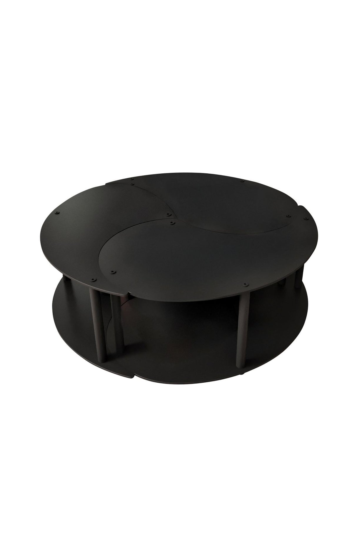 Măsuță de cafea Yin Yang 3 70, Diverse culori, Ø70x38 cm - Negru | SKU: 282PTR1520 | Măsuță de cafea Yin Yang 3 70, Ø70x38 cm, varianta Negru, produs pentru amenajarea locuinței, disponibil online în România la CasaMob